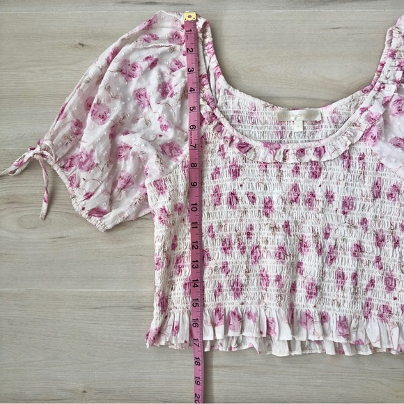 LoveShackFancy Molly Heirloom Print Top - Picture 3 of 5